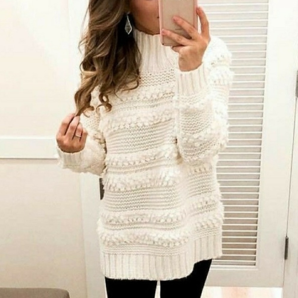 Lou & Grey Snowbird Sweater, Size XS